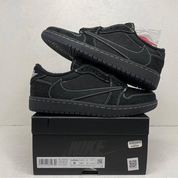 Jordan Shoes - Nike Air Jordan 1 Retro Low OG SP Travis Scott “Black Phantom” 2023